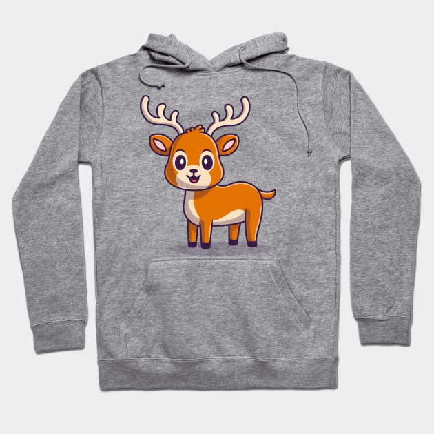 Cute Deer Hoodie by Catalyst Labs